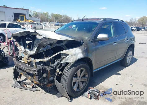 2006 Nissan Murano Sl from USA, damaged, VIN JN8AZ08W16W550014